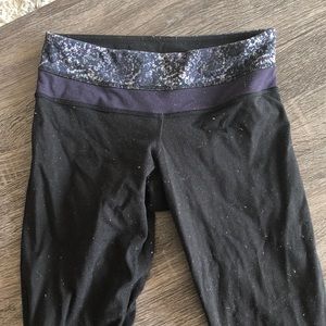 Lululemon Wunder Under Cotton pants reversible sz4